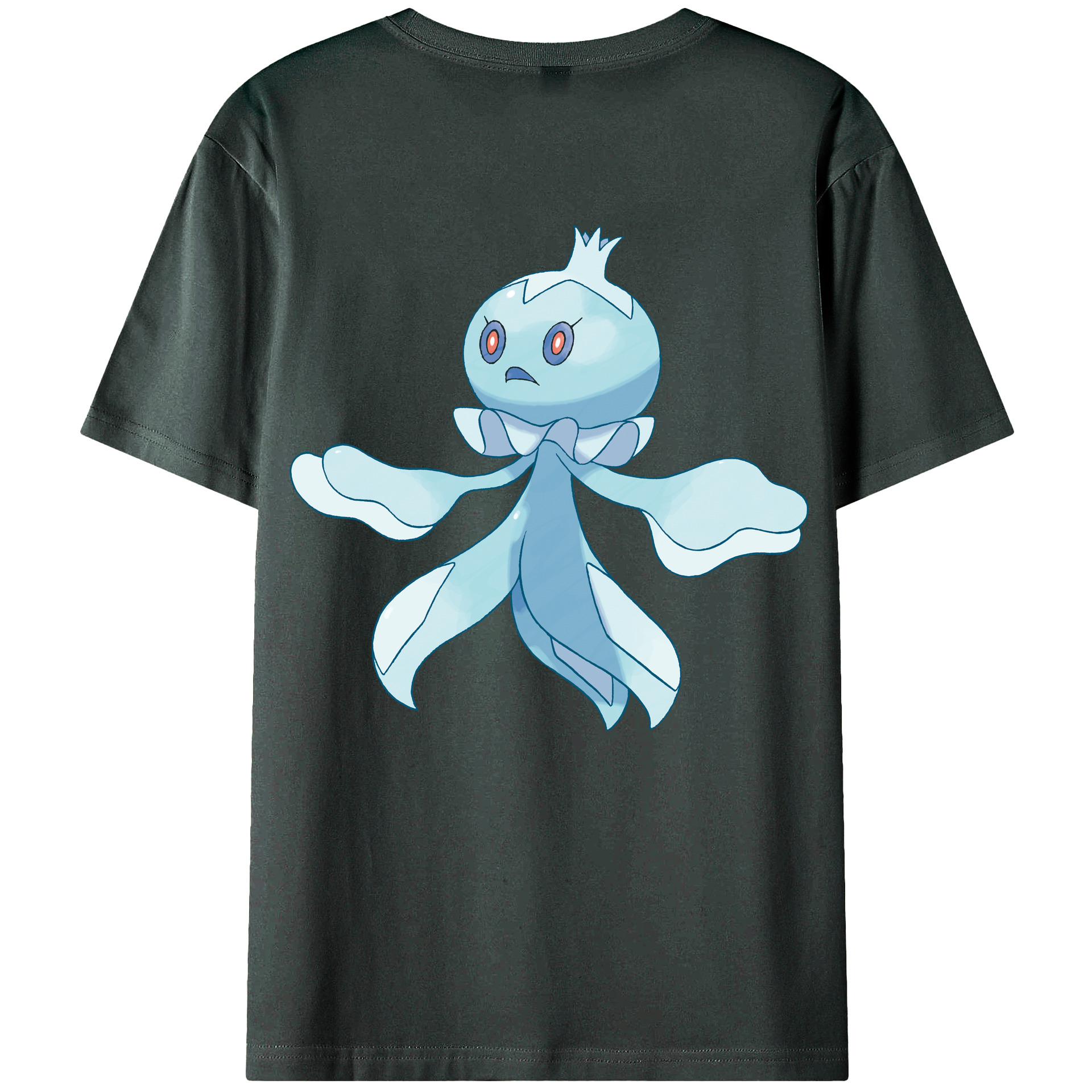 （画像用） ポケットモンスター Pokémon 綿100％ メンズ半袖Tシャツ（バックプリント） 通気性